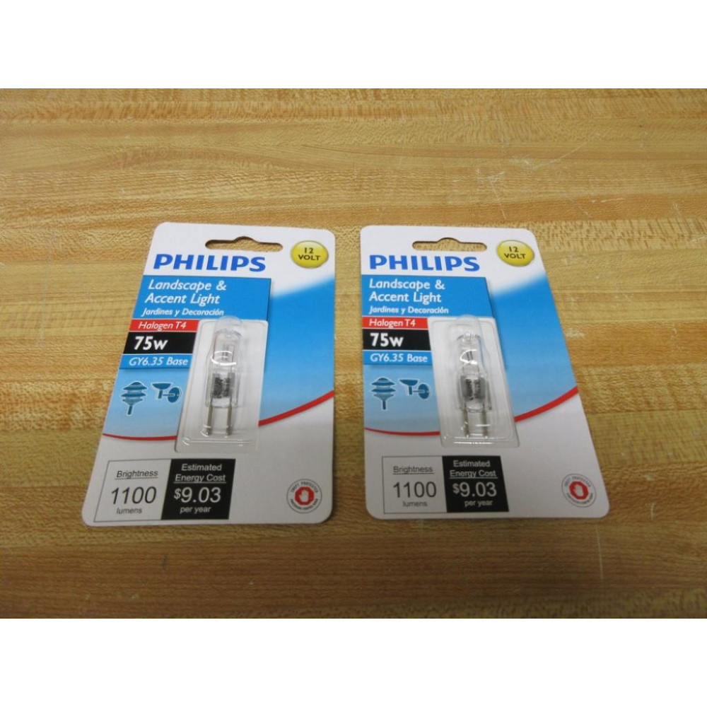 Philips BC75WT412VCAPSULE Halogen Bulb T4 (Pack of 2)