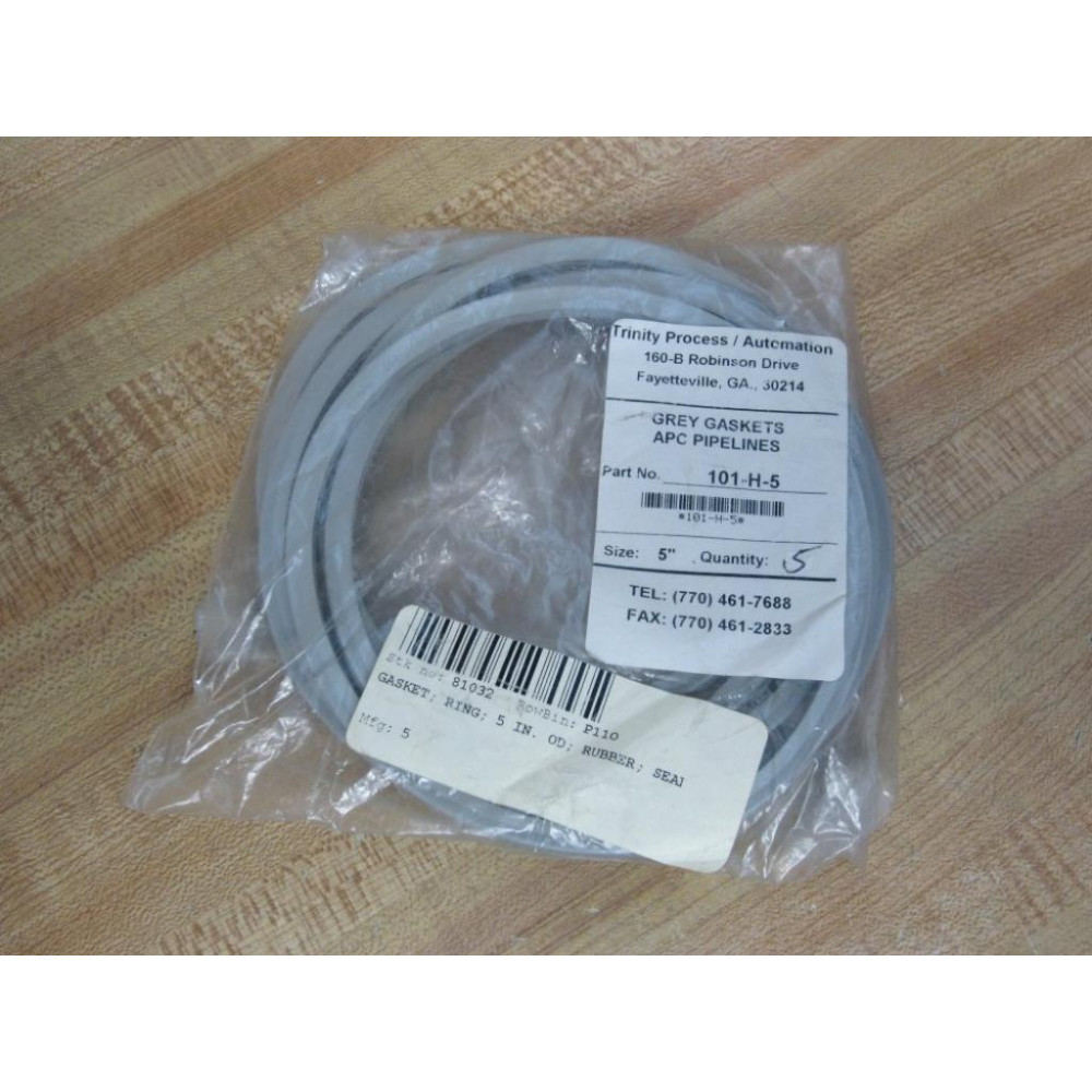 Trinity ProcessAutomation 101-H-5 5" Gasket 101H5 (Pack of 5)