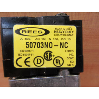 Rees 40102-102 Pushbutton 40102102 With Push Button - Used