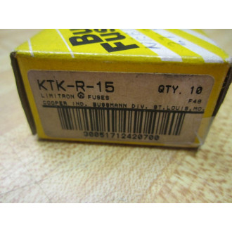 Buss KTK-R-15 Bussmann Fuse Cross Ref 4XC26 (Pack of 10)