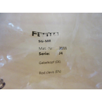 Festo SG-M8 Rod Clevis 3111