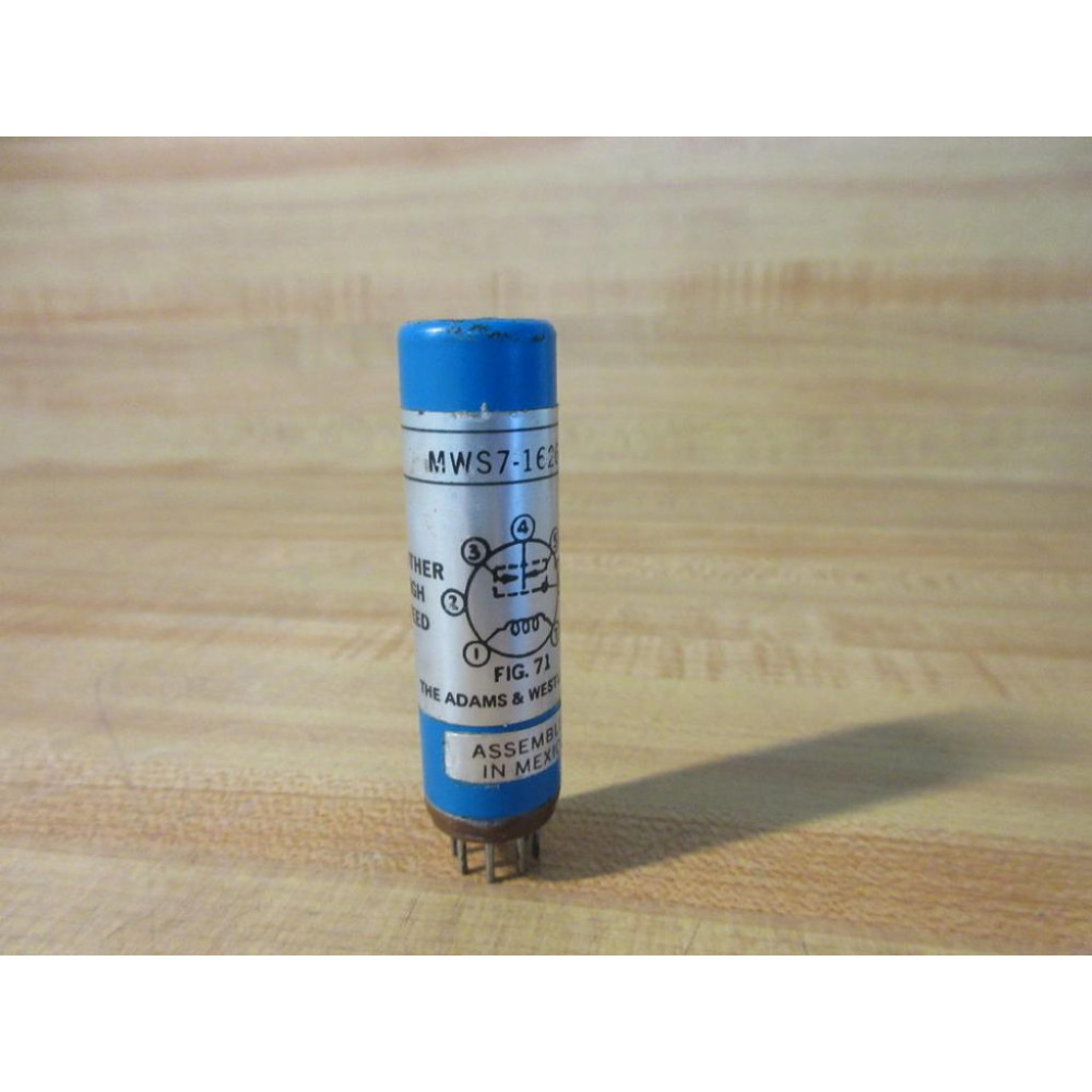 The Adams & Westlake MWS7-16261-1 Wetted Relay MWS7162611 - Used