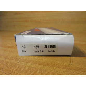 Wagner Lighting 3155 Miniature Lamp Light Bulb T3155 (Pack of 18)