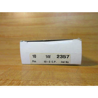 Wagner Lighting 2357 Miniature Lamp Light Bulb T2357 (Pack of 16)