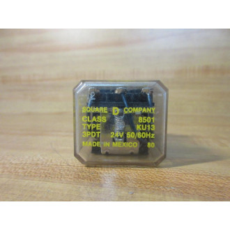 Square D 8501-KU13-24V Relay 8501-KU13 - Used