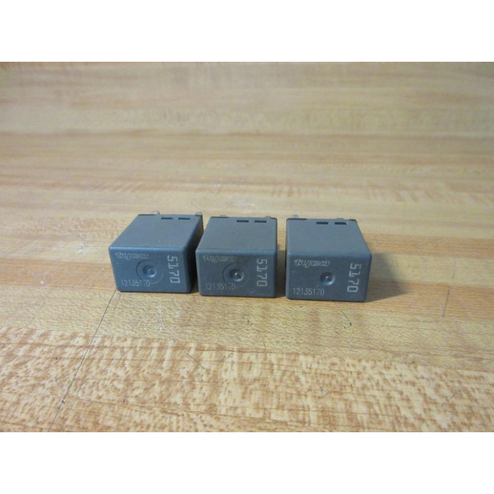 Tyco 12135170 Relay 5170 (Pack of 3) - Used