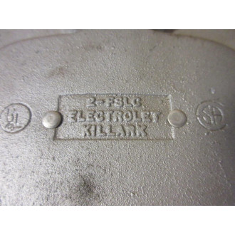 Killark 2-FSLC Duplex Outlet 2FSLC - New No Box