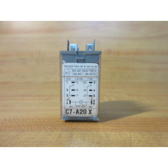 Releco C7-A20X-AC115V Turck Relay C7-A20X-115VAC - Used