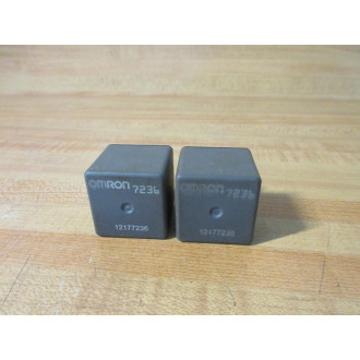 Omron 12177236 Relay 7236 (Pack of 2) - Used