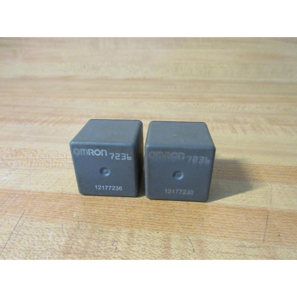 Omron 12177236 Relay 7236 (Pack of 2) - Used