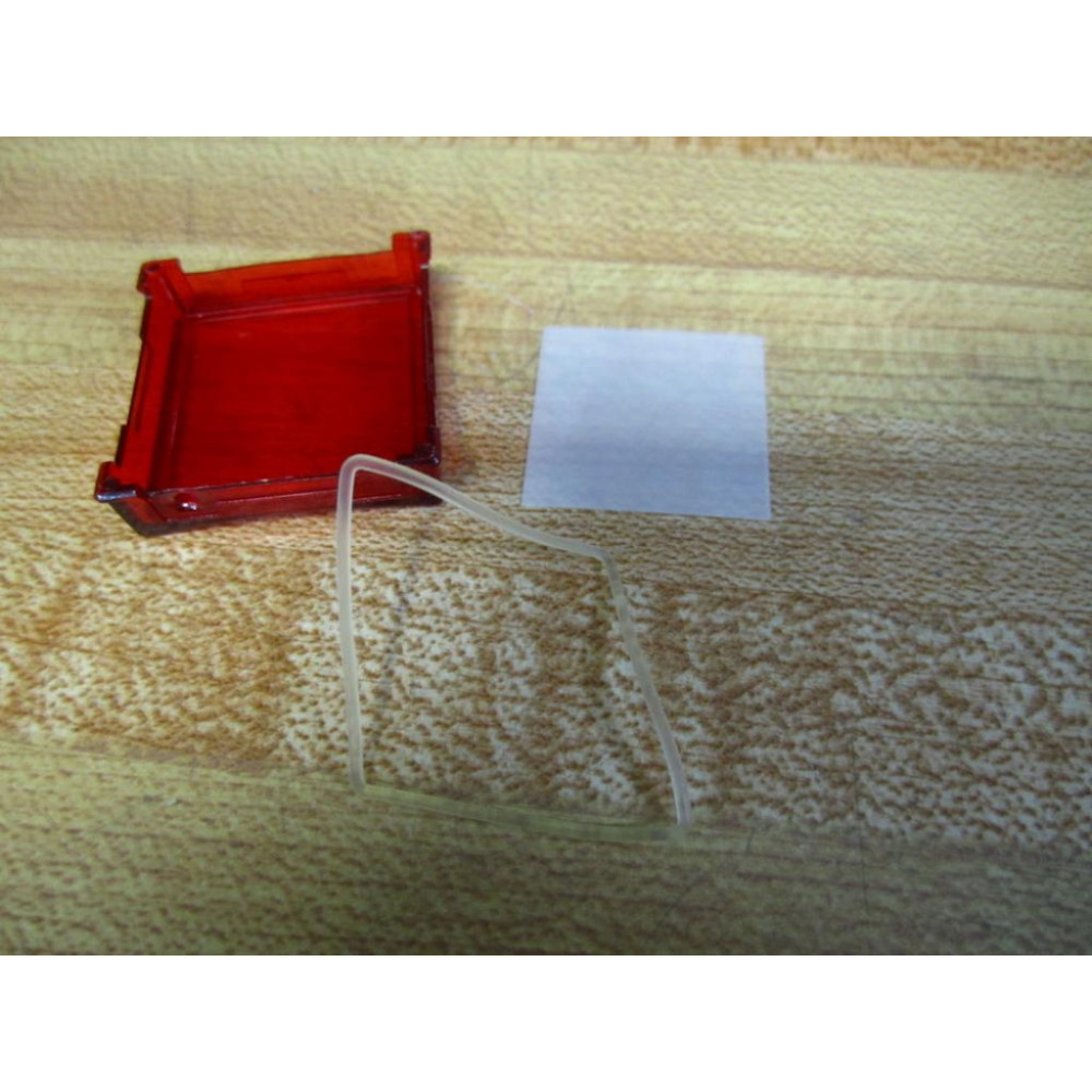 General Electric CR104MG001 Red Push Button Lens Cap GE - New No Box
