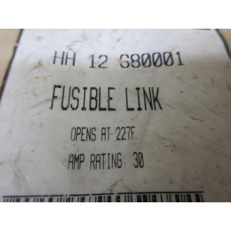Carrier HH 12 680001 United Technologies Micro Temp Fusible Link HH12680001