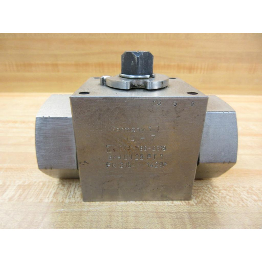 MHA BKH-DN25 Ball Valve BKHDN25 - Used