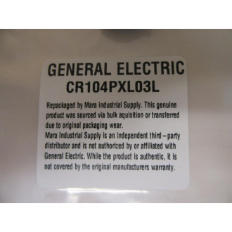 General Electric CR104PXL03L Selector Switch Knob