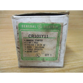 General Electric CR101Y11 Manual Starter WO Cover