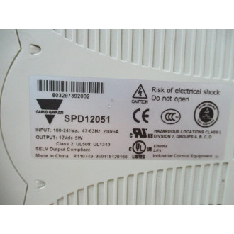 Carlo Gavazzi SPD12051 Switching Power Supply Chipped - Used