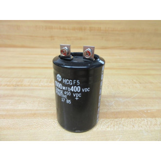 Hitachi HCGF5 Capacitor 1000 MFD, 400 VDC - Used