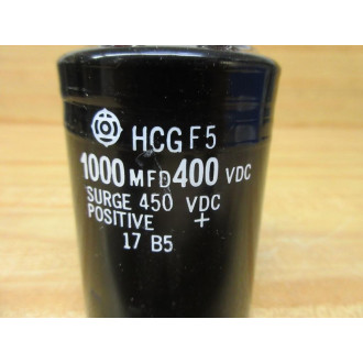 Hitachi HCGF5 Capacitor 1000 MFD, 400 VDC - Used