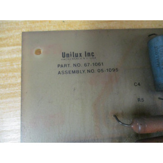 Unilux 05-1095 Circuit Board 051095 67-1061 - Used