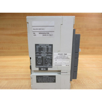 ABB SACE S3 S3N 80A 80A Circuit Breaker SACES3S3N80A No Wire Leads - Used