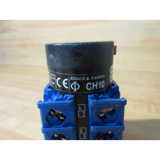 Kraus & Naimer CH10 Selector Switch WOut Switch - Used