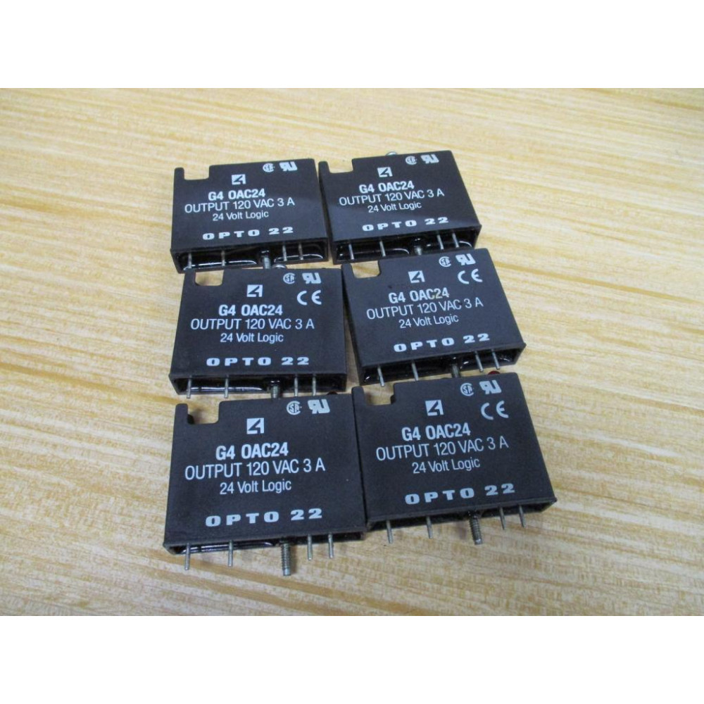 Opto22 G4 OAC24 Module G4 0AC24 WO Fuse (Pack of 6) - Used