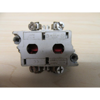Cutler Hammer 10250T3 Eaton Contact Block Series D2 2 NC - Used