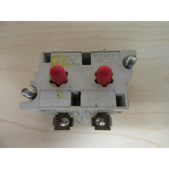 Cutler Hammer 10250T3 Eaton Contact Block Series D2 2 NC - Used