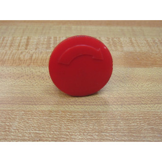 General Electric CR104PXM04R Red Mushroom Head Knob - Used