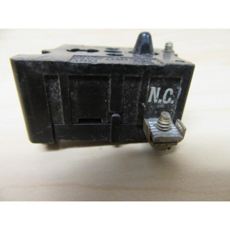 Cutler Hammer 10250T50 Contact Block - NC - Used