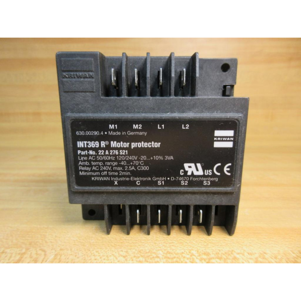 Kriwan 22 A 276 S21 Motor Protector Module 22A276S21 - Used