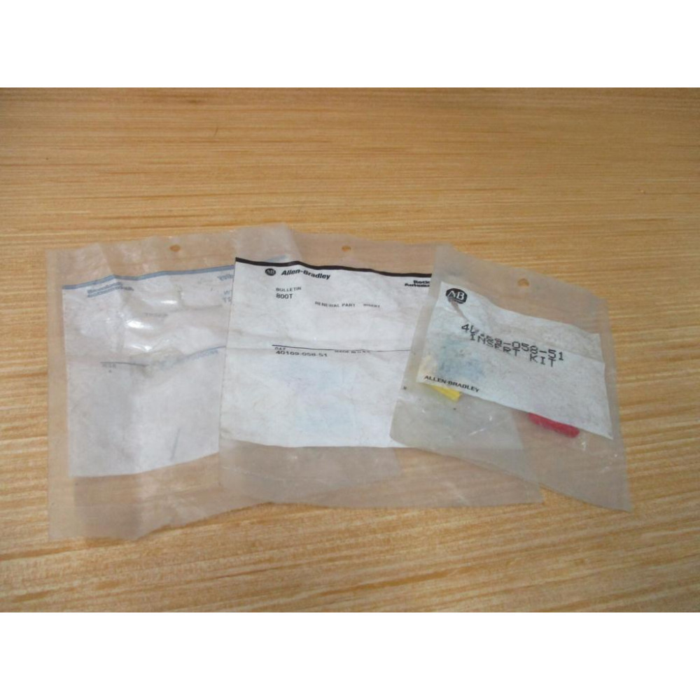 Allen Bradley 800H-NR5 Switch Knob 800HNR5 Inserts Only (Pack of 3) - New No Box