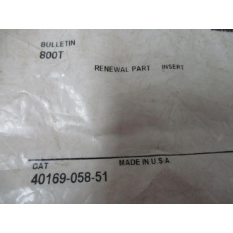Allen Bradley 800H-NR5 Switch Knob 800HNR5 Inserts Only (Pack of 3) - New No Box