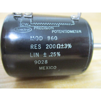 Spectrol MODEL 860 Potentiometer 860 200Ω