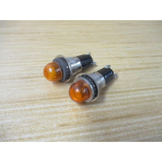 Dialco 555 Indicator Light Amber (Pack of 2) - Used