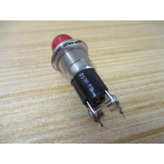 Dialco 555 Indicator Light Red (Pack of 2) - Used
