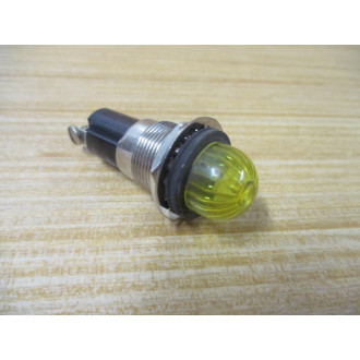 Dialco 555 Indicator Light Yellow (Pack of 2) - Used