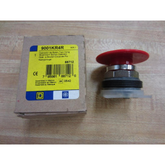 Square D 9001KR4R Red Mushroom Operator Button