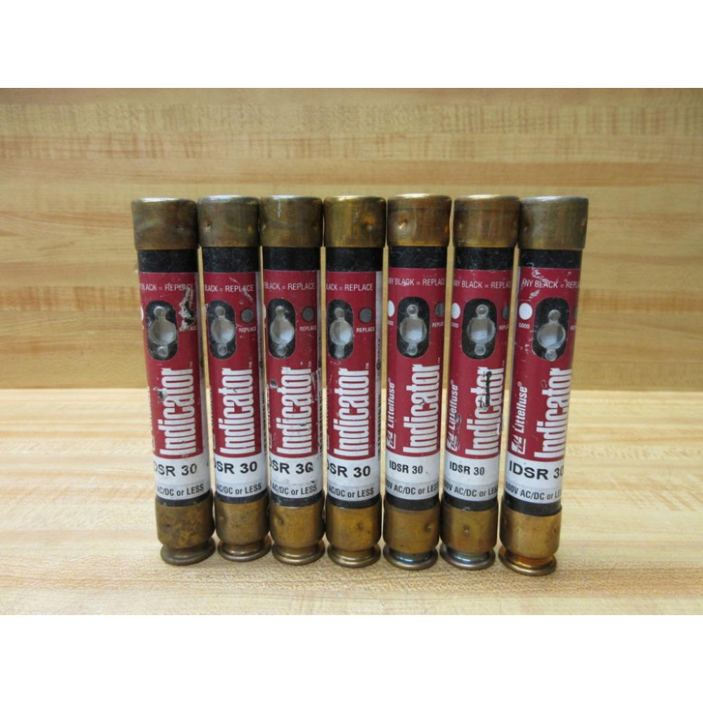 Littelfuse IDSR-30 Fuse Cross Ref 830LL4, IDSR030 (Pack of 7) - Used