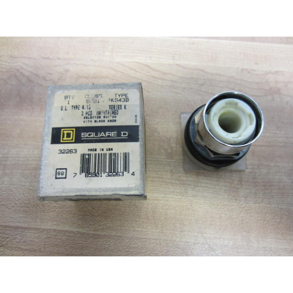 Square D 9001-KS43B Switch  9001KS43B 3 Pos. wout Knob