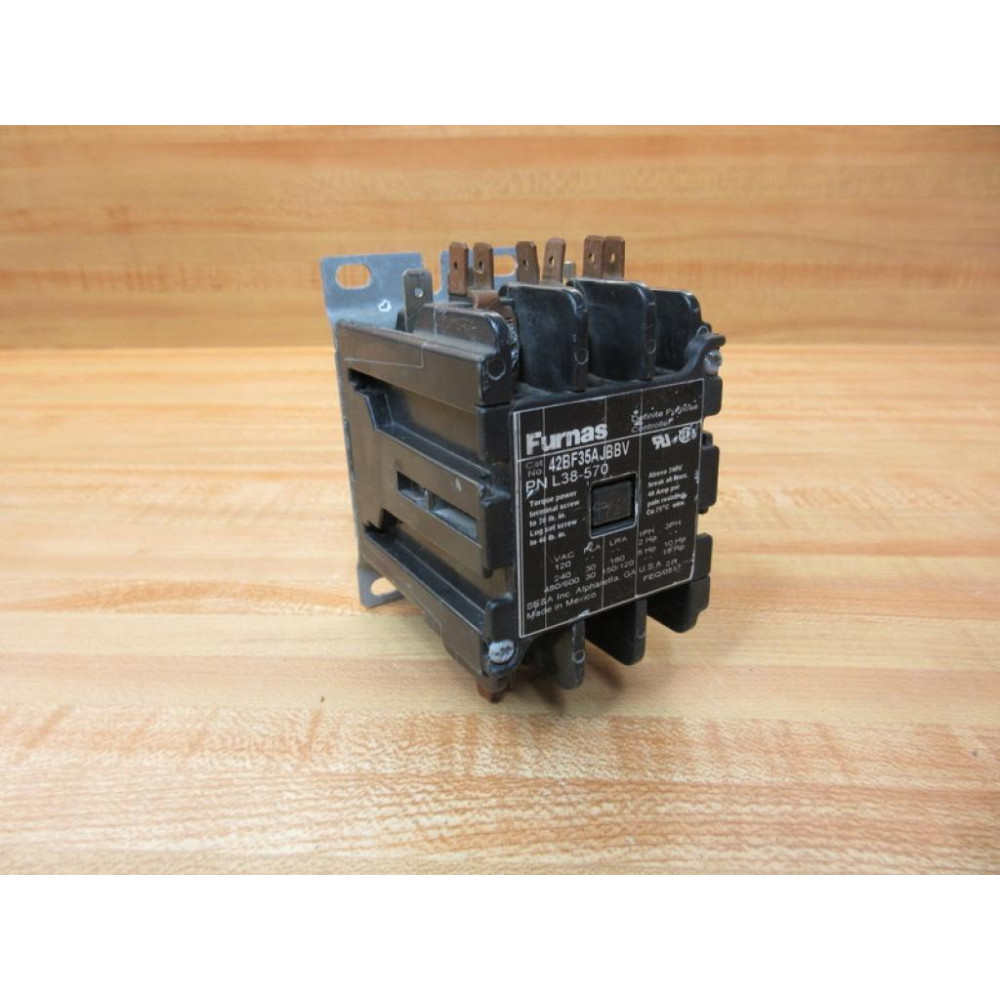Furnas 42BF35AJBBV Definite Purpose Controller Broken Clip - Used