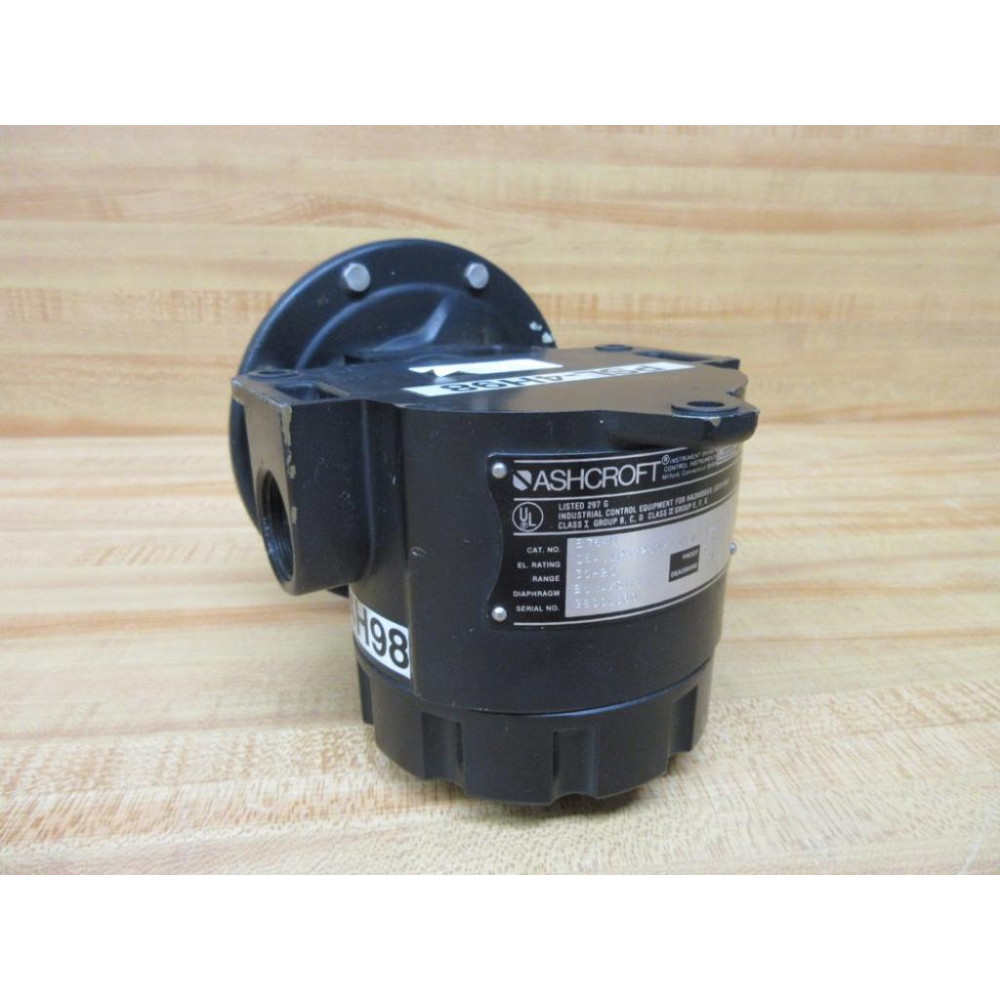 Ashcroft B764B Pressure Switch 30 H20 Range - Used
