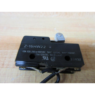 Omron Z-15HW22 Microswitch Z15HW22 - Used