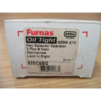 Furnas 52SC6BD Key Selector Operator Ser.F, W Key