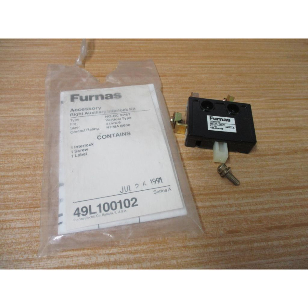 Furnas 49L100102 Right Auxiliary Interlock Kit