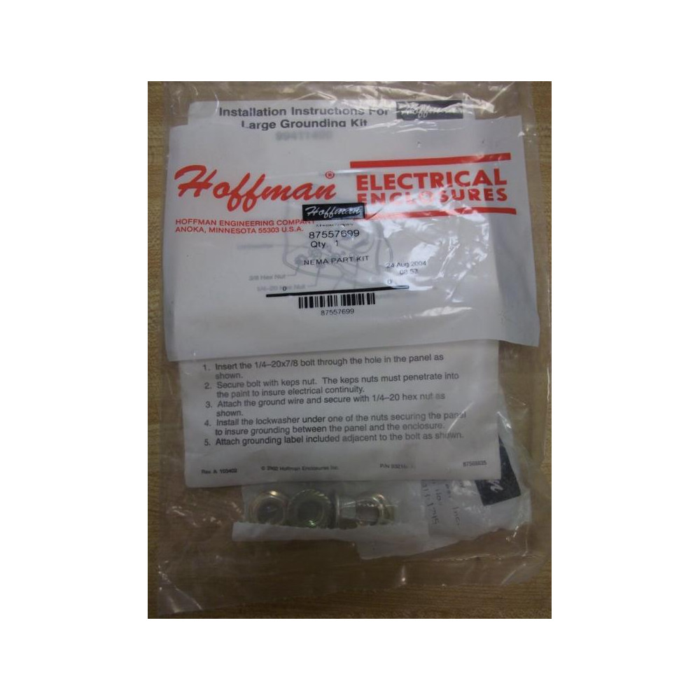 Hoffman 87557-699 Hardware Accessory Kit 87557699