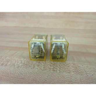 IDEC RH2B-UD-DC24V Relay RH2B-UD-24V DC (Pack of 2) - Used