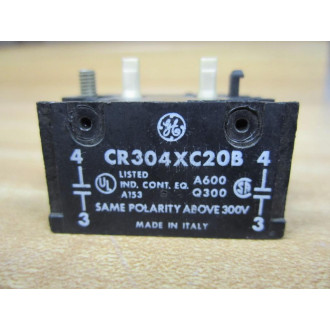 General Electric CR304XC20B Contact Block - New No Box
