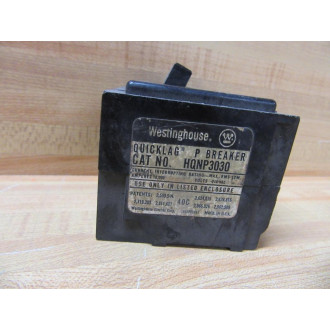 Westinghouse HQNP3030 Quicklag P Breaker 30A 3P - Used