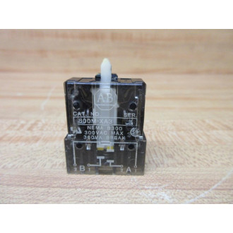 Allen Bradley 800M-XA3 Contact Block 800MXA3 - Used